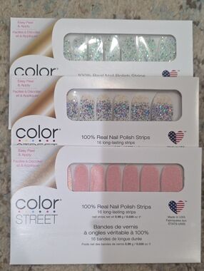 Color Street Glitter Overlay Nail Strips